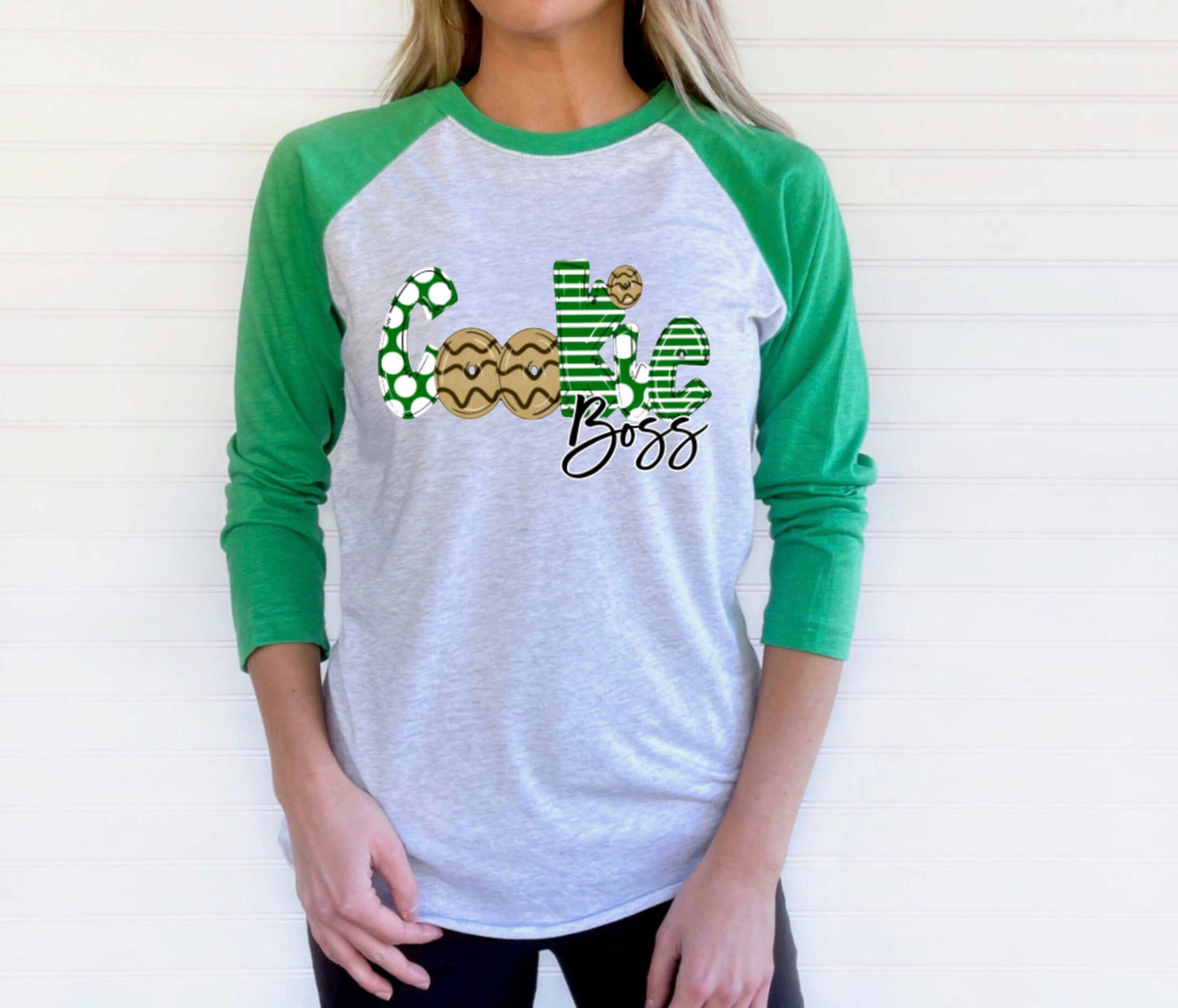 Cookie Boss Raglan / Cookie Season Raglan / Cookie Coordinator / Cookie Mom / Cookie Season Shirt