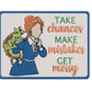 Take Chances Science Fun Patch / Science Fun Patch / Scout Fun Patch / Embroidered Fun Patch