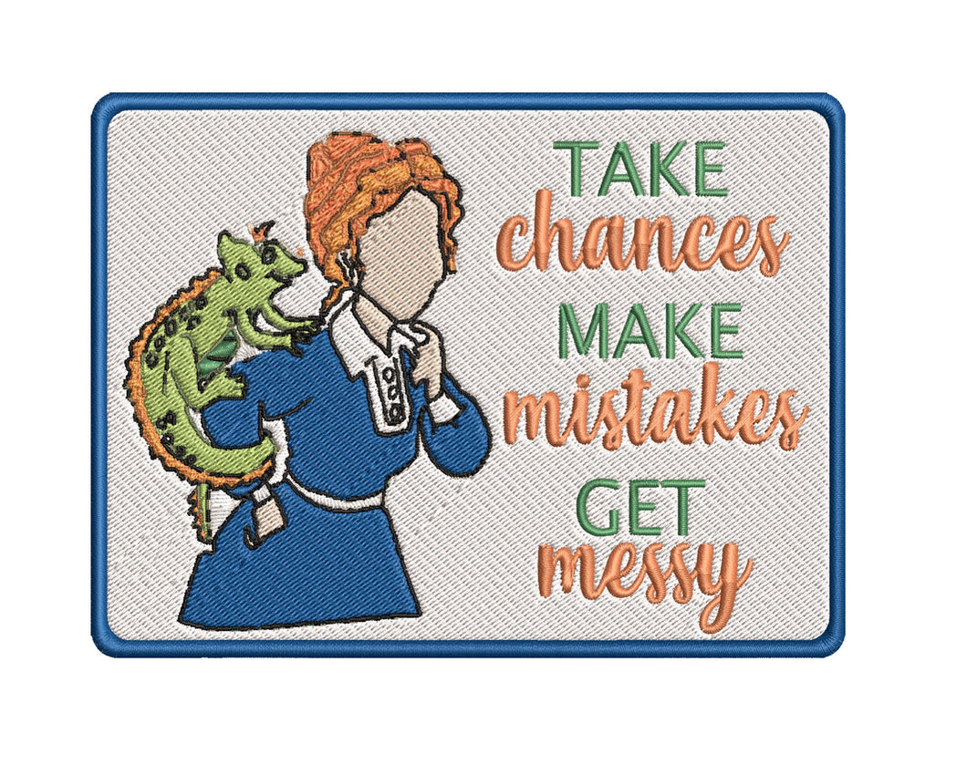 Take Chances Science Fun Patch / Science Fun Patch / Scout Fun Patch / Embroidered Fun Patch
