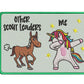 Awesome Scout Leader Fun Patch / Dabbing Unicorn Fun Patch / Scout Leader Patch / Embroidered Fun Patch / Scout Fun Patch