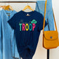 Colorful Scout Troop Shirt / Rainbow of Color Scout Troop Shirt / Scout Troop Shirt
